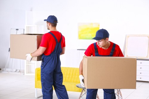 House removal team planning a move in Twickenham