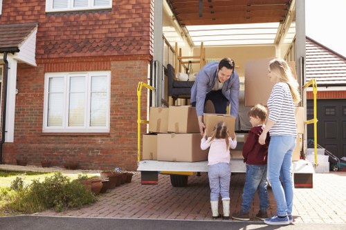 Local moving team handling a flat move near Twickenham