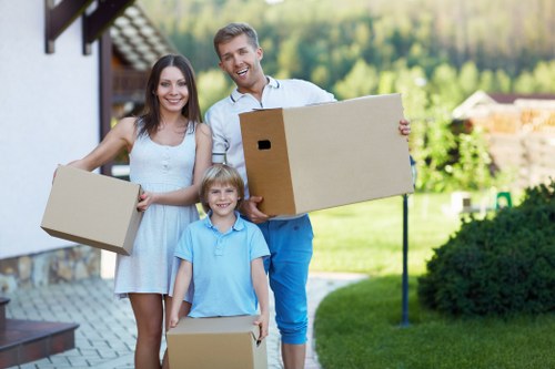 Local removal van prepared for moving day in Twickenham