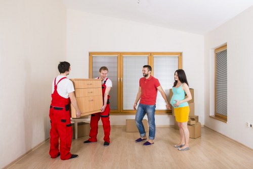 Vehicle and moving equipment used for a small removals service