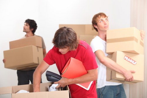 Professional packing materials and organised moving boxes for a Twickenham home move