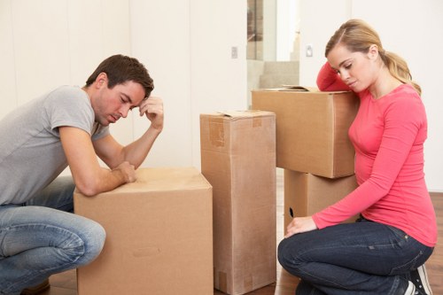 Local removals team handling a move in Twickenham