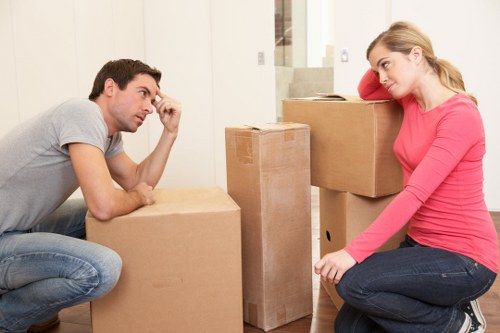 Residential furniture removals in a Twickenham property